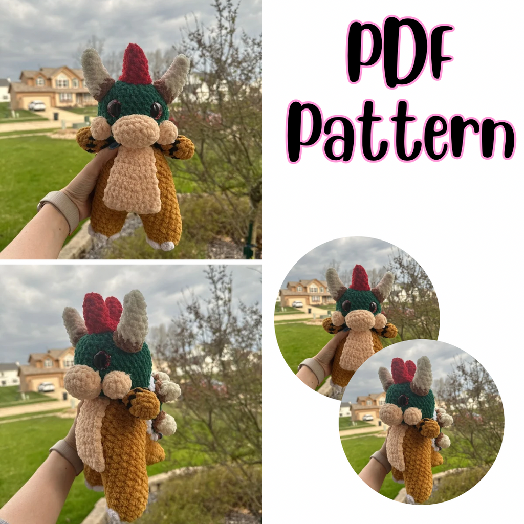 King Koopa Troopa Crochet Pattern