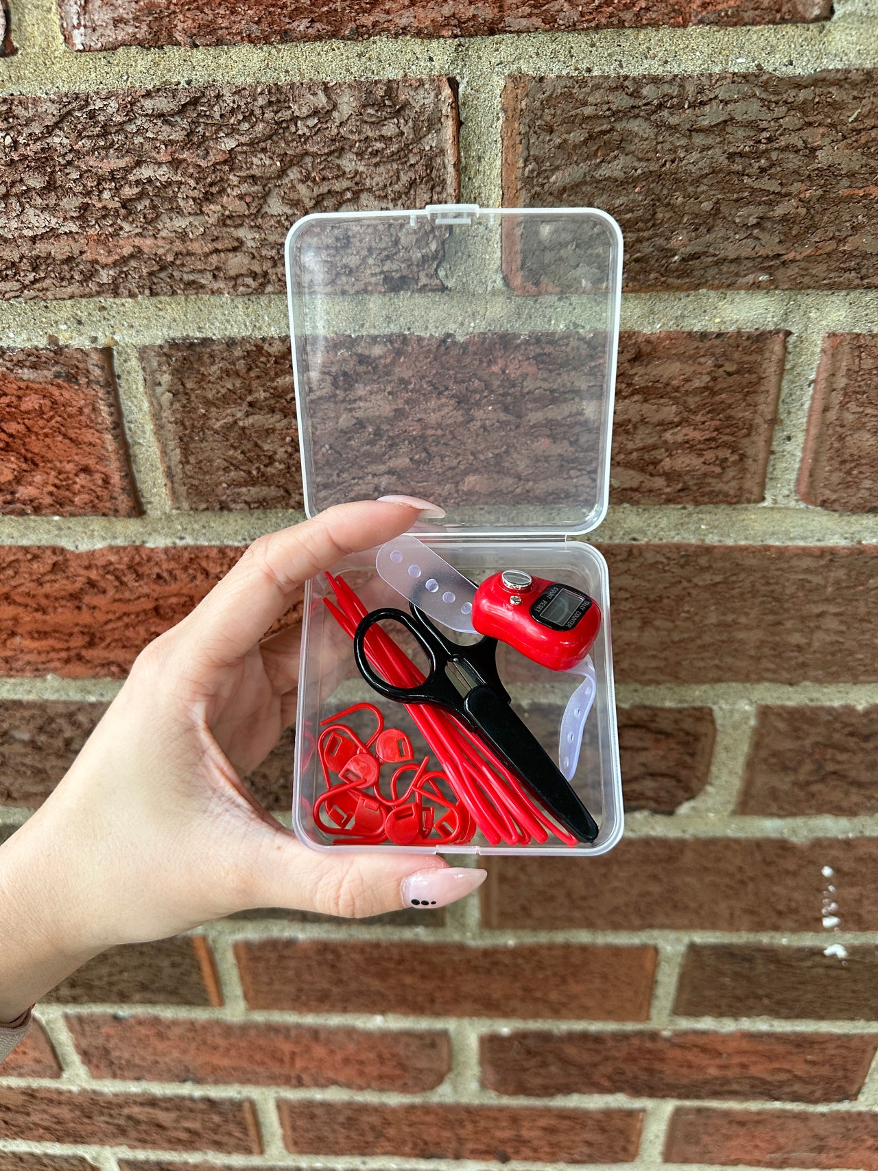 Red Crochet Survival Kit