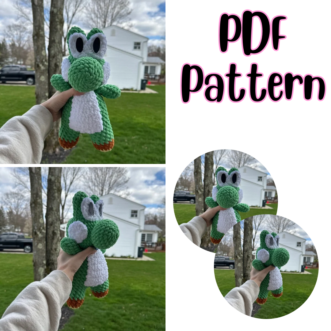 Super Dragon Dino Crochet Pattern