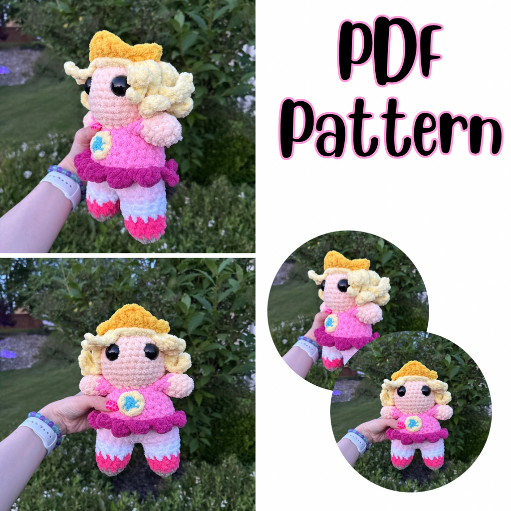 Baby Princess of Mushroom Kingdom Crochet Pattern