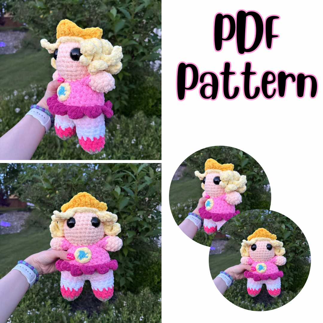 Baby Princess of Mushroom Kingdom Crochet Pattern