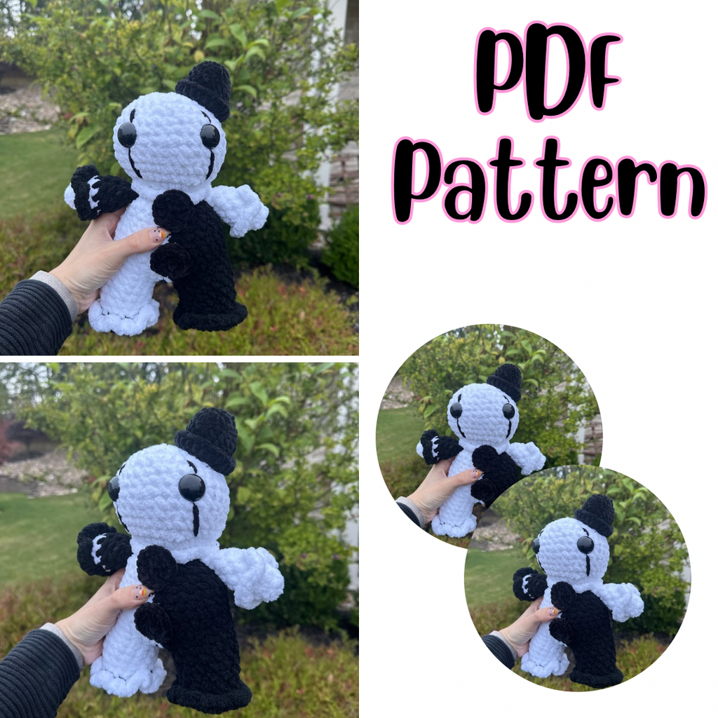 Slasher Clown Crochet Pattern