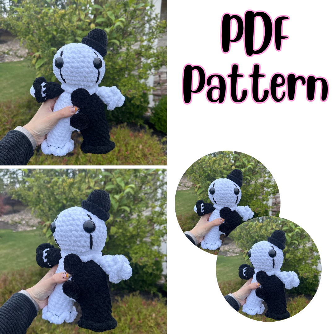 Slasher Clown Crochet Pattern