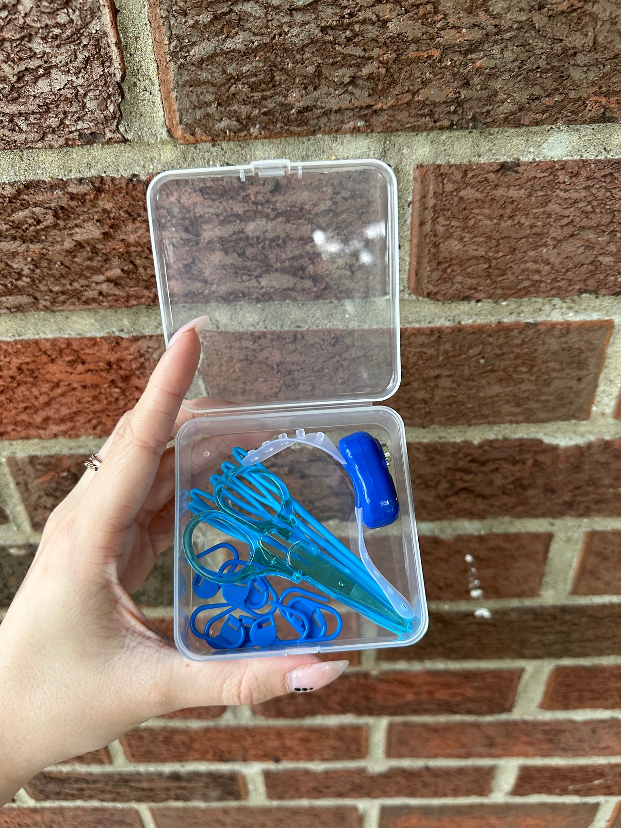 Blue Crochet Survival Kit