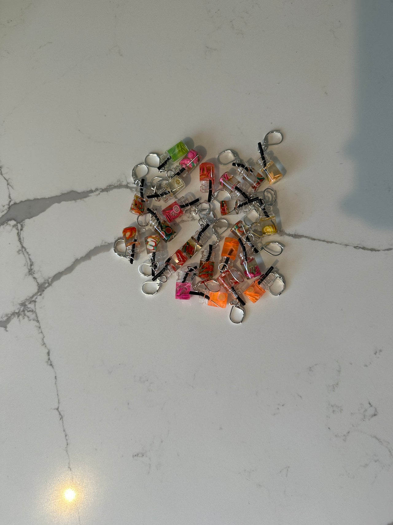 Fruit Drink Stitch Markers