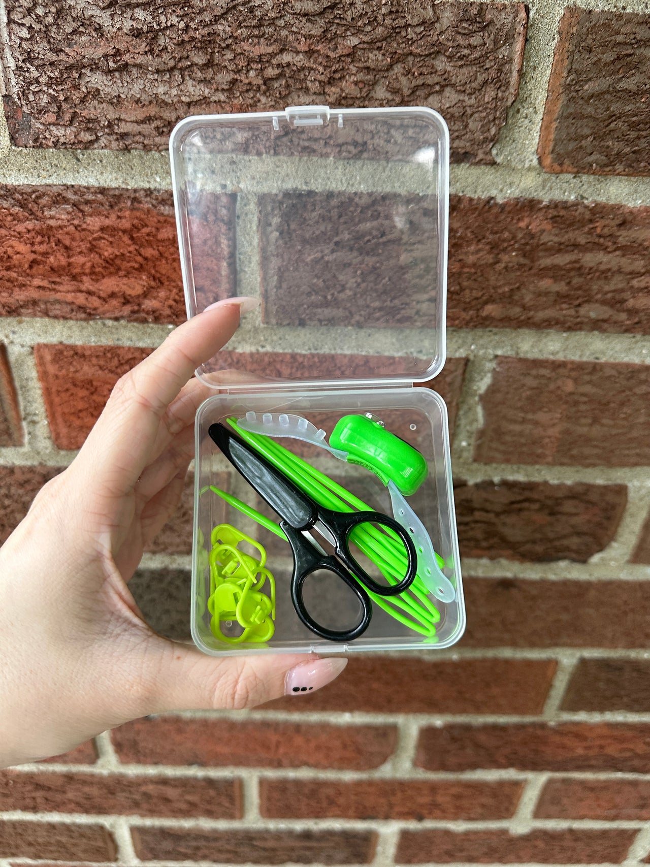 Green Crochet Survival Kit