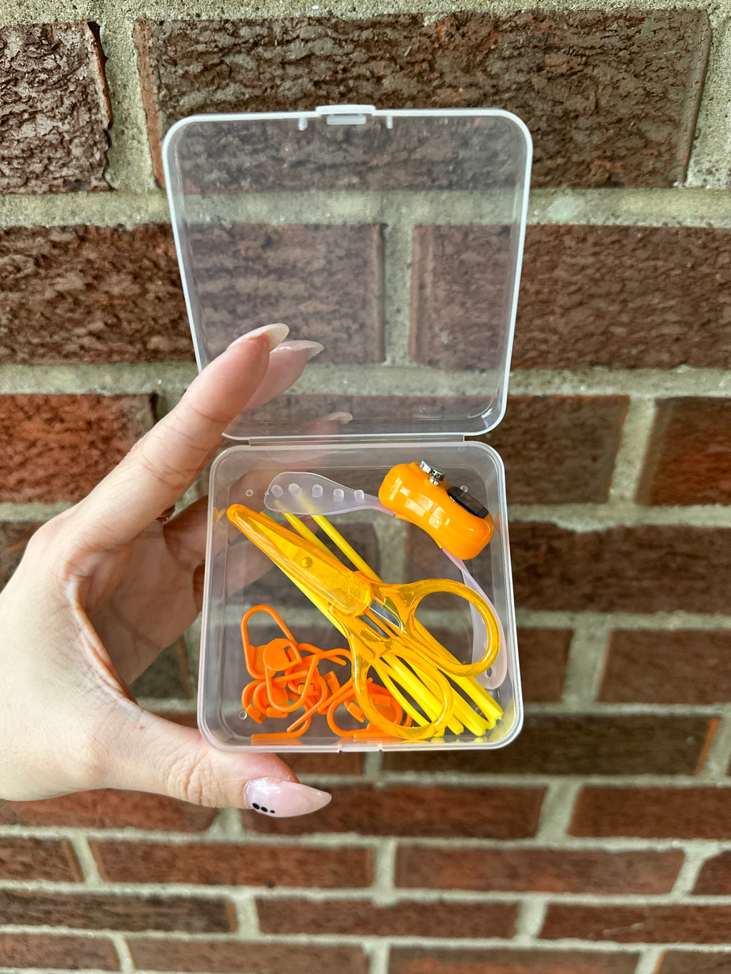 Orange Crochet Survival Kit