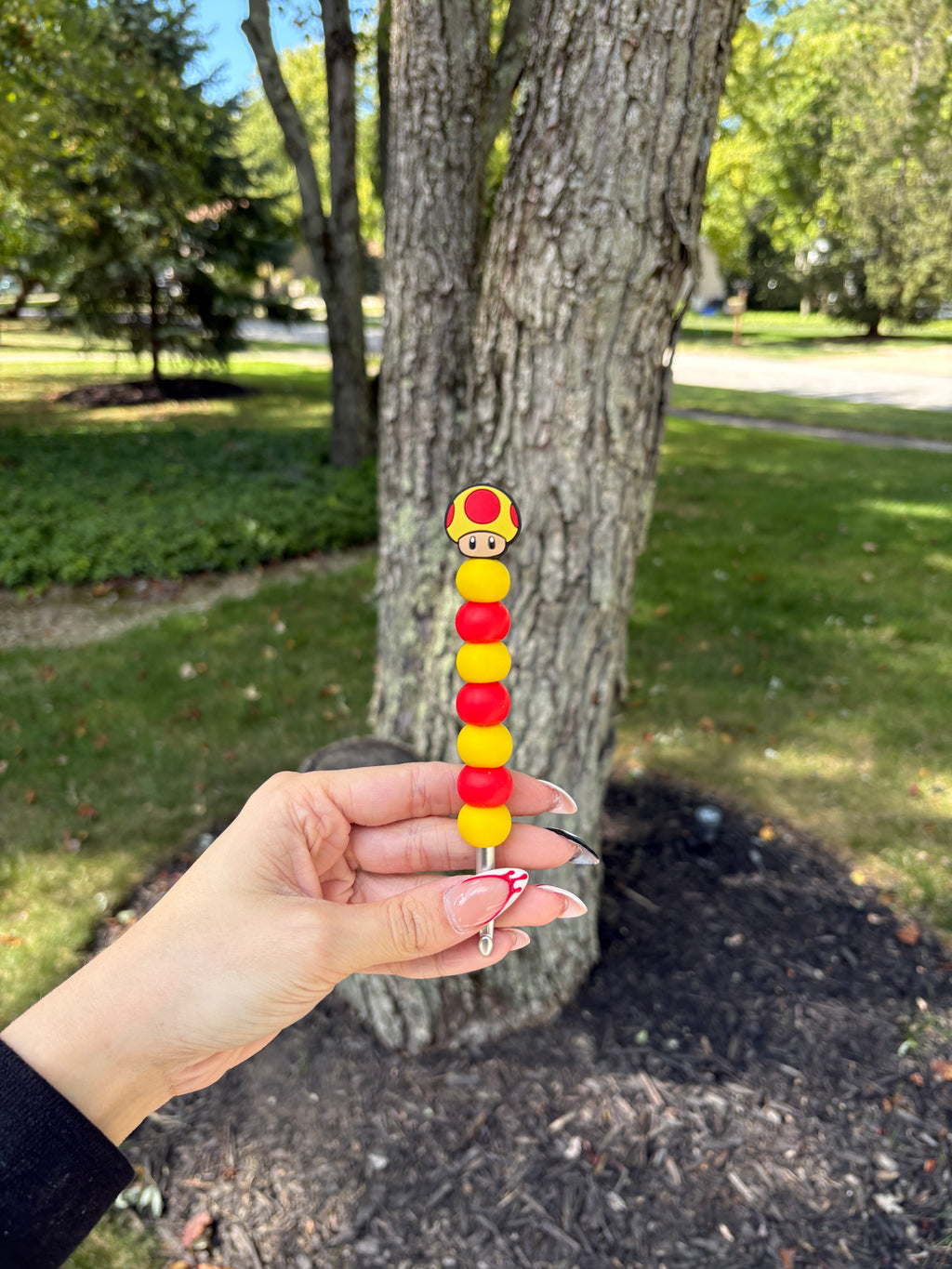 Power Up Mushroom Crochet Hook