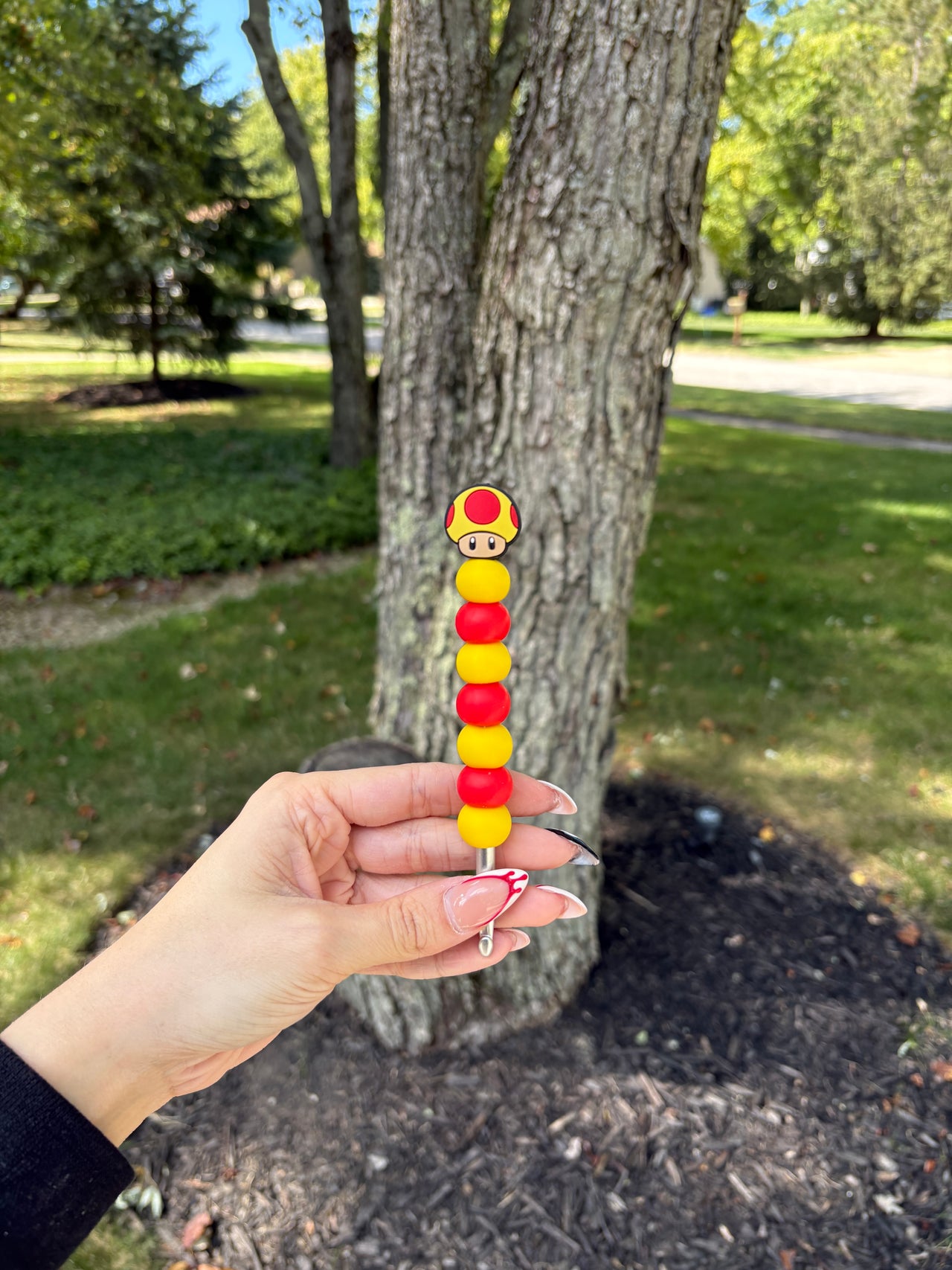 Power Up Mushroom Crochet Hook