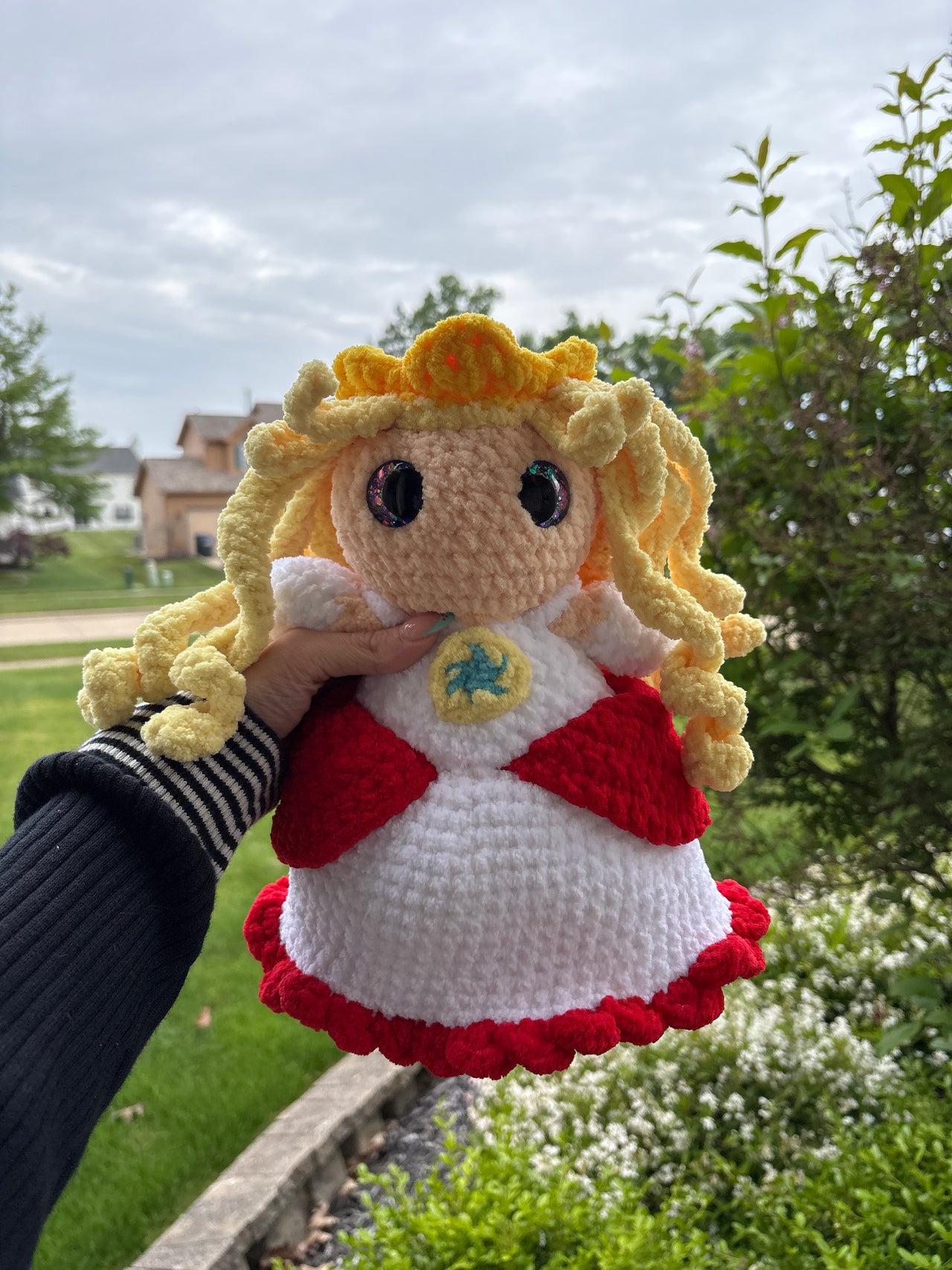 Fire Power Up Princess Peach Plushie