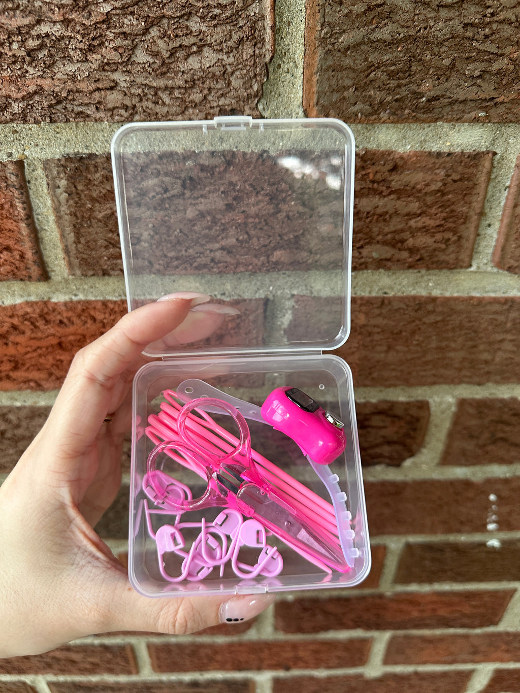 Pink Crochet Survival Kit