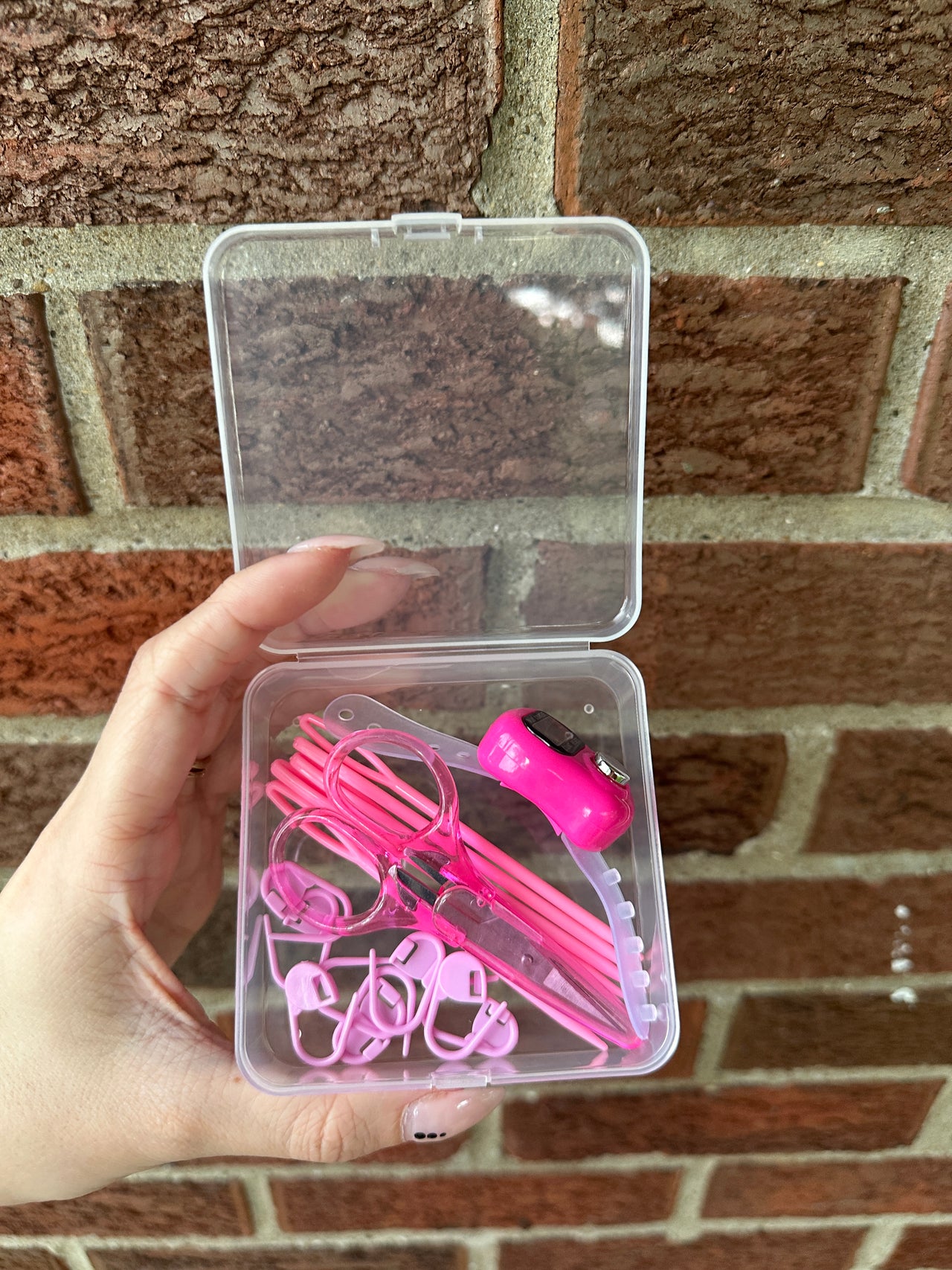 Pink Crochet Survival Kit