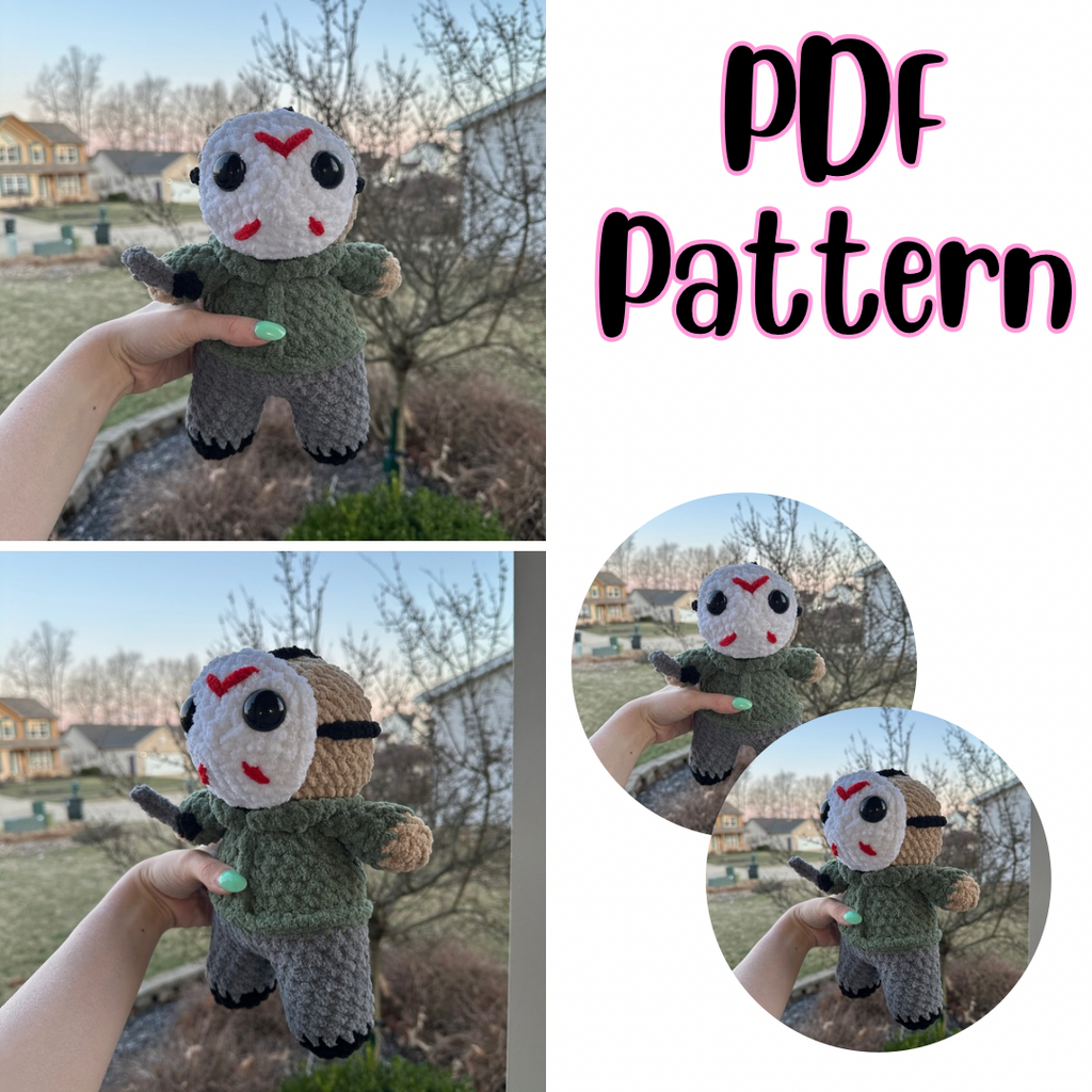 Hockey Mask Jason Crochet Pattern