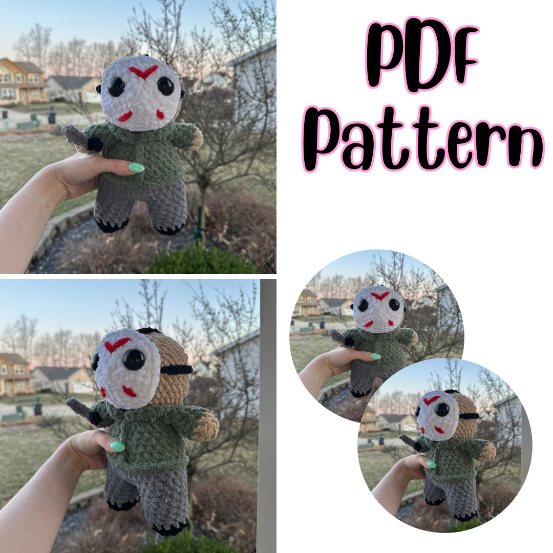 Hockey Mask Jason Crochet Pattern
