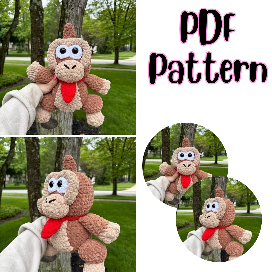 Gorilla Kong Crochet Pattern