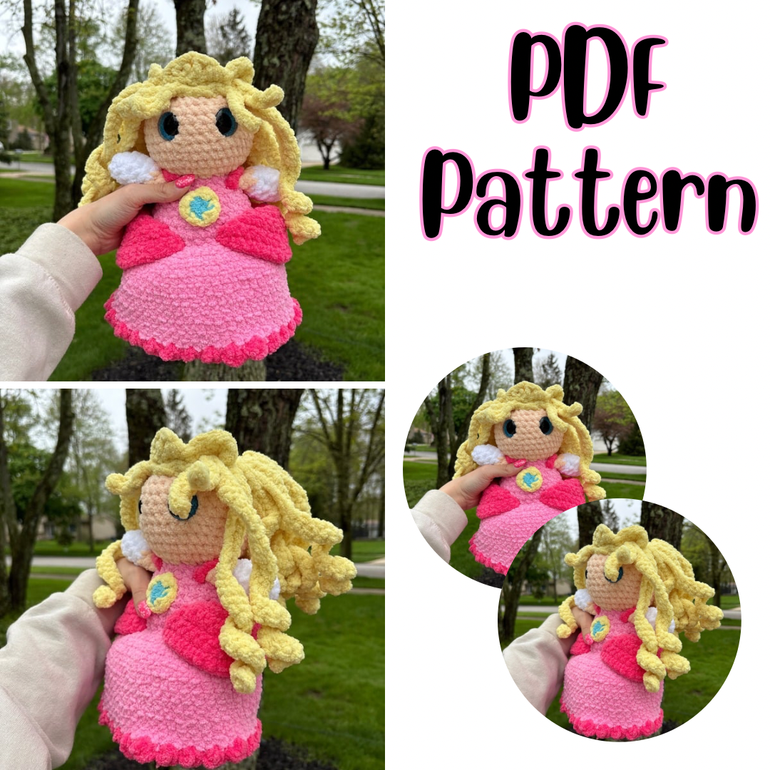 Princess of the Mushroom Kingdom Crochet Pattern