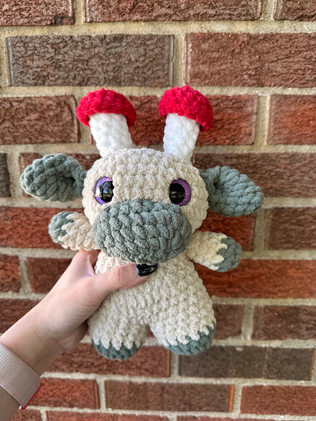 Mushroom Cow Plushie