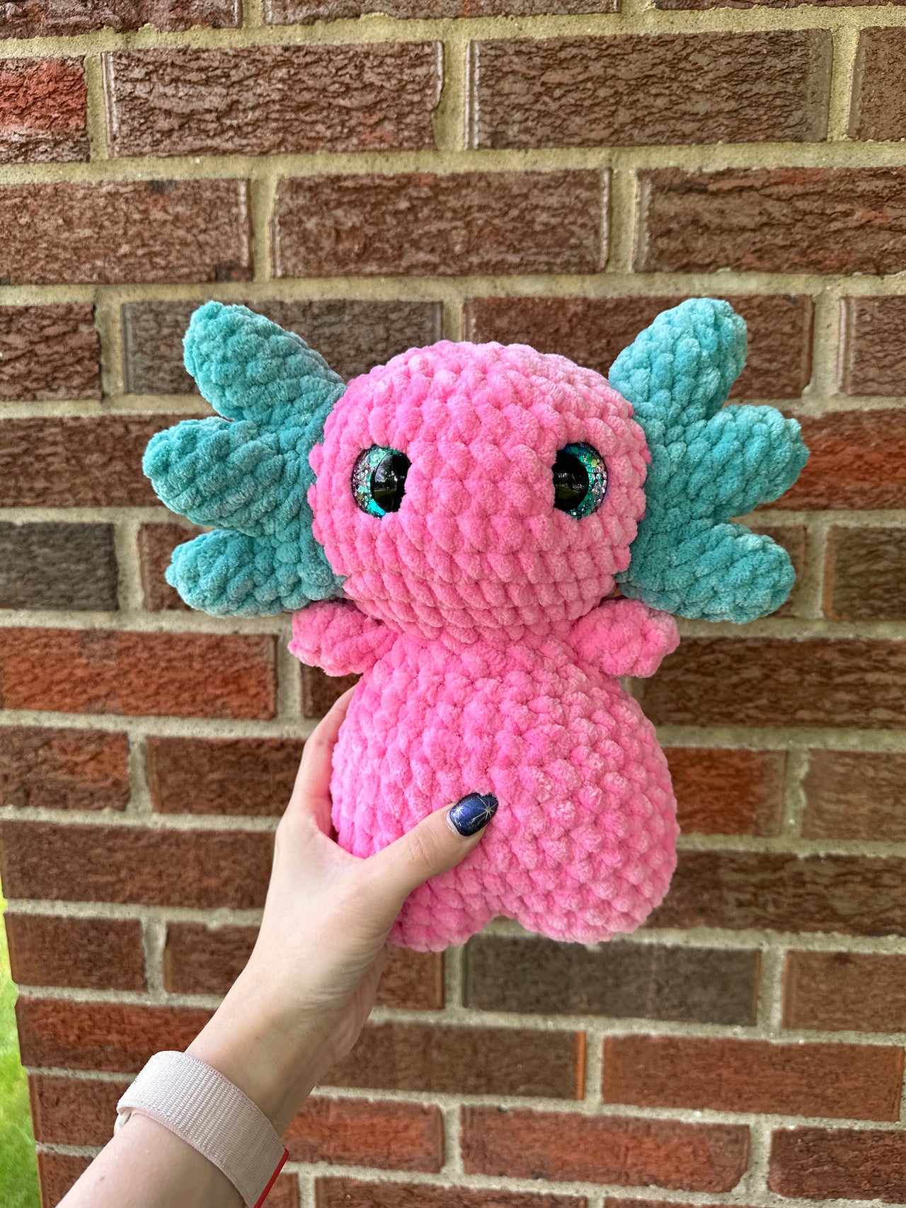 Jumbo Cotton Candy Axolotl