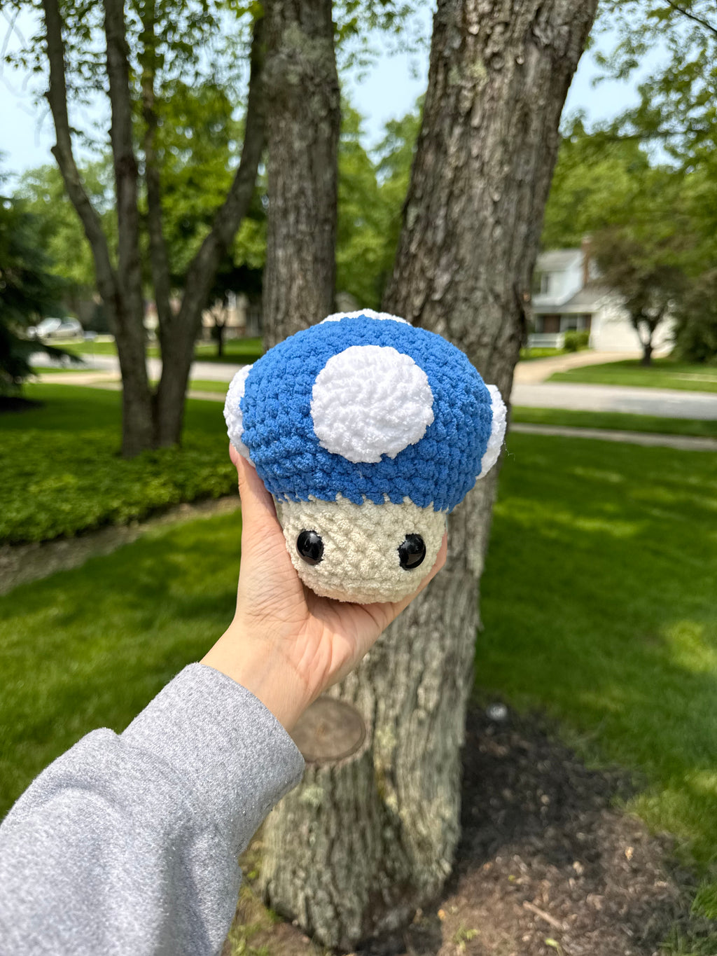 Blue Mushroom Plushie