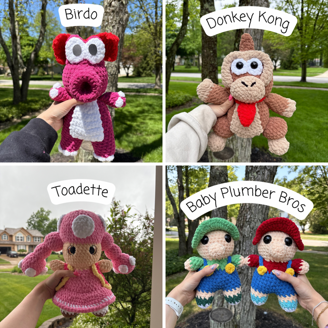 Super Crochet Bros Crochet Pattern Bundle